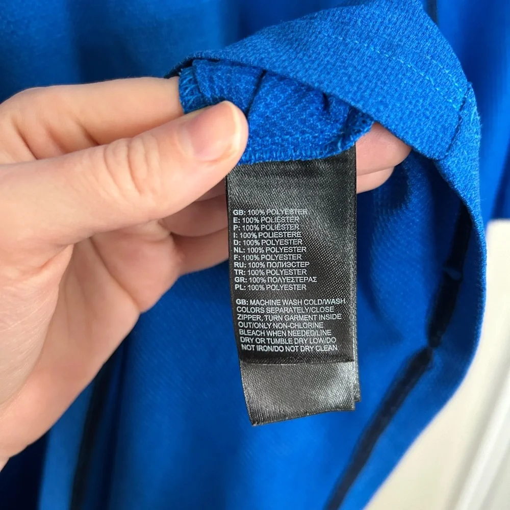 The North Face Flash Dry Athletic Crew T-Shirt Blue Voltage Size XL